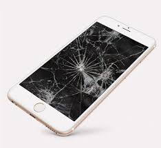 Broken Cracked Smashed Destroyed iPhone Screen