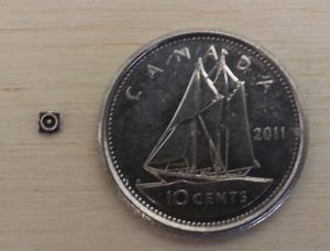 wifi cellular antenna connector with a dime